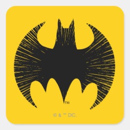 Batman Symbol Logo | Quadratischer Aufkleber