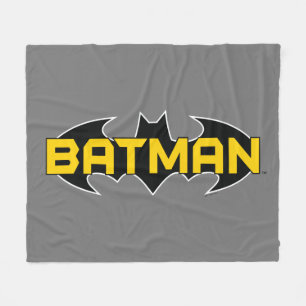 Batman Symbol   Name Gelb/Schwarz Fleecedecke