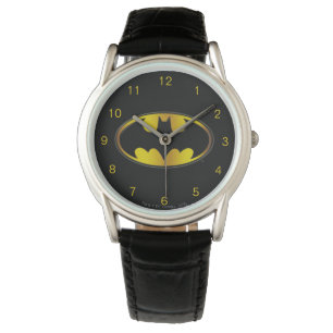 Batman Symbol   Oval Gradient Logo Armbanduhr
