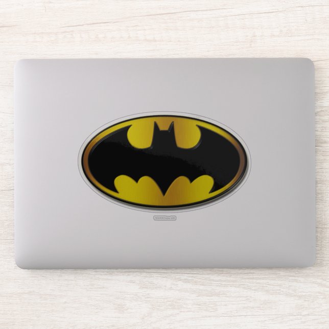 Batman Symbol | Oval Gradient Logo Aufkleber (Computer)