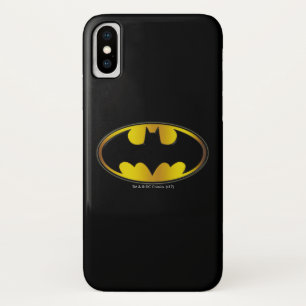 Batman Symbol   Oval Gradient Logo iPhone X Hülle