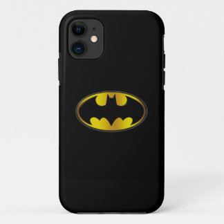 Batman Symbol | Oval Gradient Logo iPhone 11 Hülle