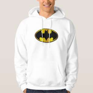 Batman Symbol   Oval Gradient Logo Hoodie