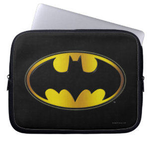 Batman Symbol Oval Gradient Logo Laptopschutzhülle