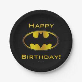 Batman Symbol | Oval Gradient Logo Pappteller