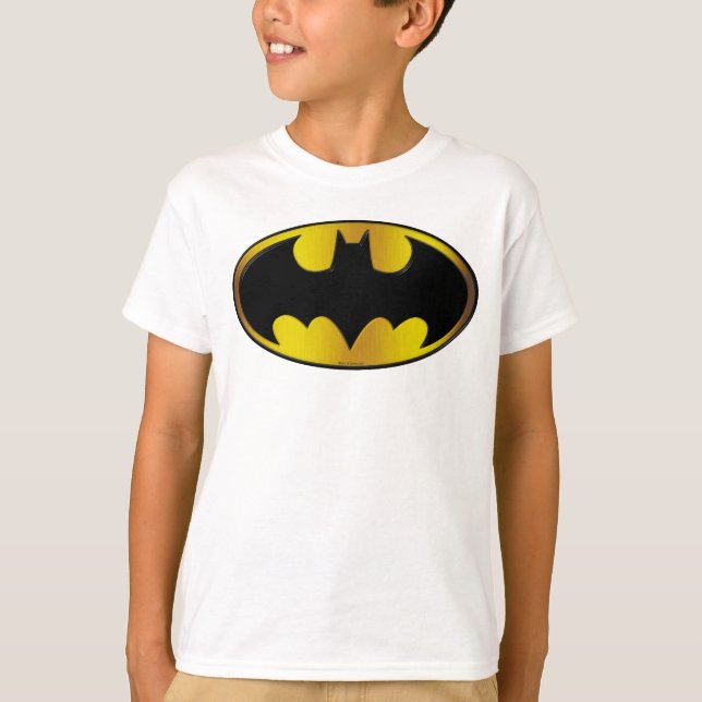 Batman Symbol | Oval Gradient Logo T-Shirt (Vorderseite)