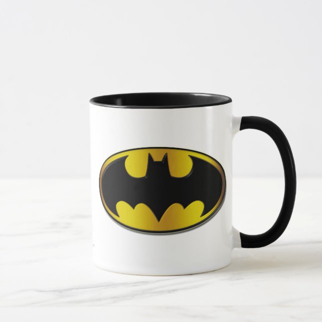 Batman Symbol | Oval Gradient Logo Tasse (Rechts)