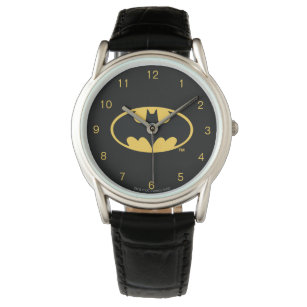 Batman Symbol   Oval Logo Armbanduhr