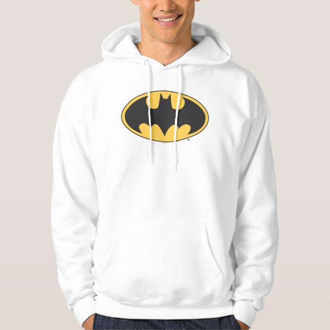 Batman Symbol | Oval Logo Hoodie (Vorderseite)