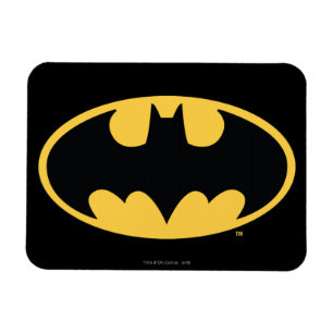 Batman Symbol   Oval Logo Magnet