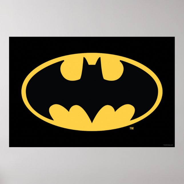 Batman Symbol | Oval Logo Poster (Vorne)