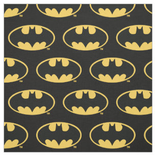 Batman Symbol   Oval Logo Stoff