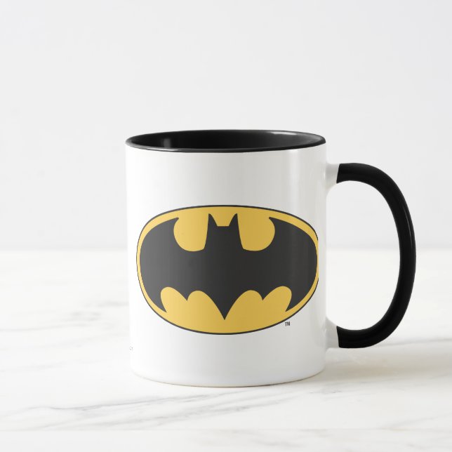 Batman Symbol | Oval Logo Tasse (Rechts)