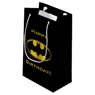 Batman-Symbol   Ovaler Gradient- Logo Kleine Geschenktüte