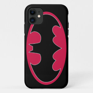 Batman Symbol   Rotes Schwarzes Logo Case-Mate iPhone Hülle