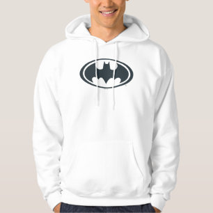 Batman Symbol Schwarz-Weiß-Logo Hoodie