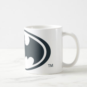 Batman Symbol   Schwarz-Weiß-Logo Kaffeetasse