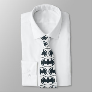 Batman Symbol   Schwarz-Weiß-Logo Krawatte