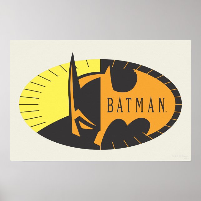 Batman Symbol | SILHOUETTE Poster (Vorne)