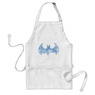 Batman Symbol   Sketchbook Light Blue Logo Schürze