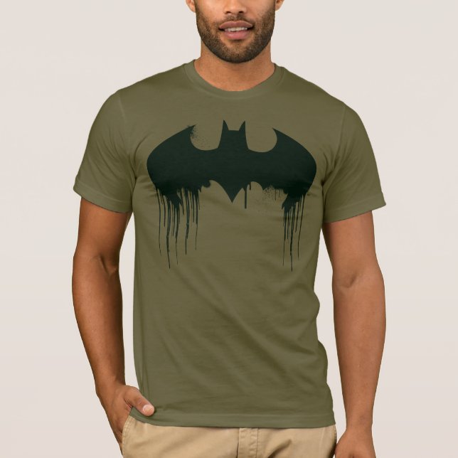 Batman Symbol | Spraypainlogo T-Shirt (Vorderseite)