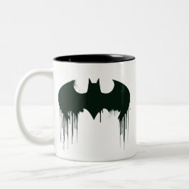 Batman Symbol | Spraypainlogo Zweifarbige Tasse