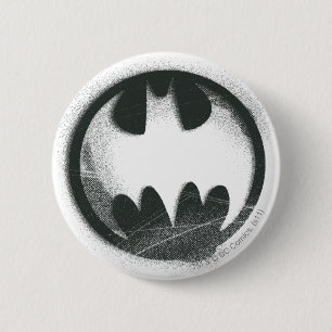 Batman Symbol Spraysymbol-Logo Button
