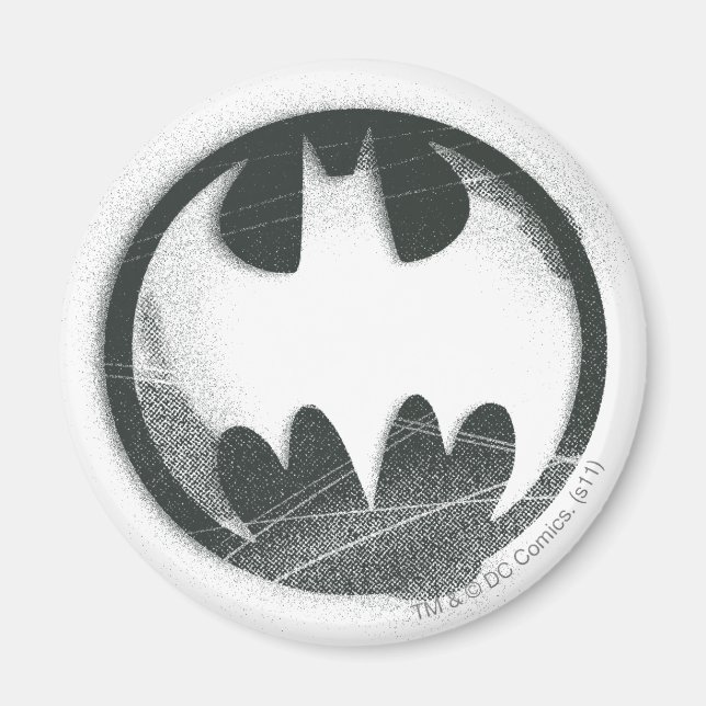 Batman Symbol | Spraysymbol-Logo Magnet (Vorne)
