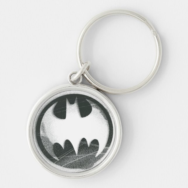 Batman Symbol | Spraysymbol-Logo Schlüsselanhänger (Vorne)