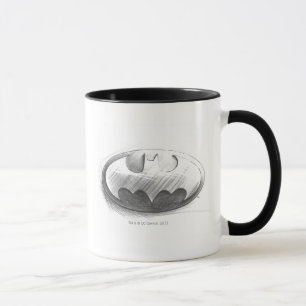 Batman Symbol   Zeichnend Zeichen Tasse