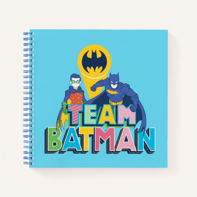 Batman | Team Batman Notizbuch (Vorderseite)