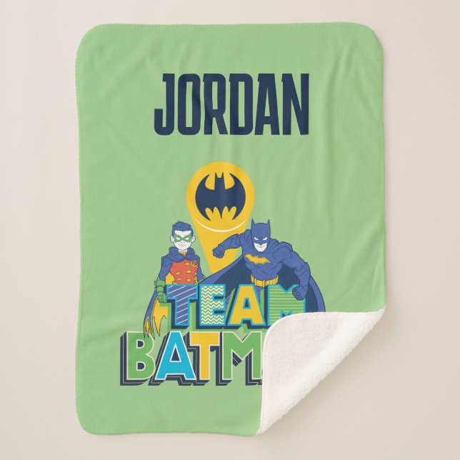 Batman | Team Batman & Robin Sherpadecke (Vorderseite)