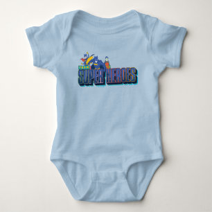 Batman   Team Super Heroes Baby Strampler