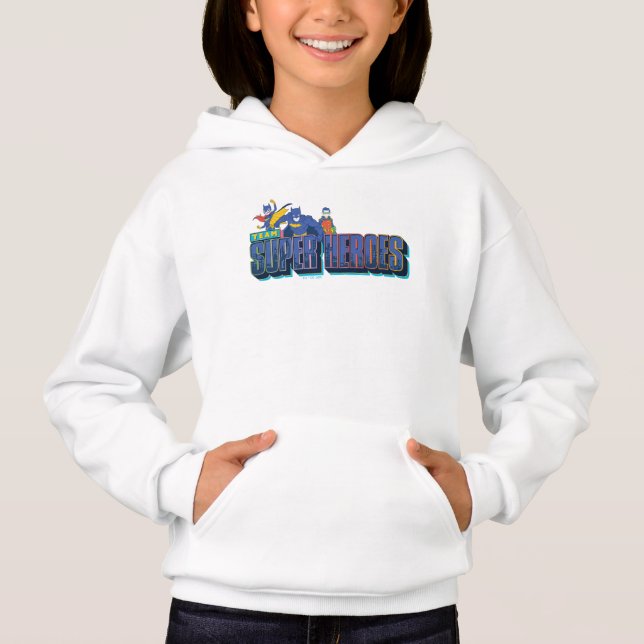 Batman | Team Super Heroes Hoodie (Vorderseite)