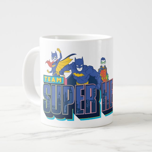 Batman | Team Super Heroes Jumbo-Tasse (Vorderseite Links)
