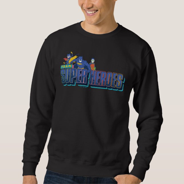 Batman | Team Super Heroes Sweatshirt (Vorderseite)