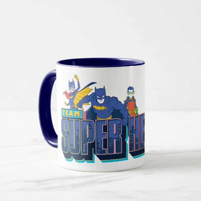 Batman | Team Super Heroes Tasse (Vorderseite Links)