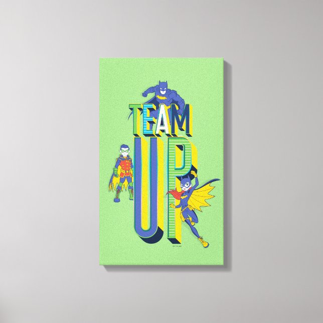 Batman | Team Up Leinwanddruck (Vorderseite)
