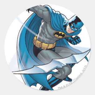 Batman Throwing Star Runder Aufkleber