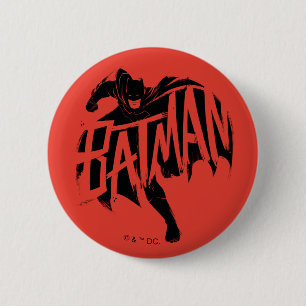 Batman-Tintenpinsel-Name Button
