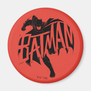 Batman-Tintenpinsel-Name Magnet