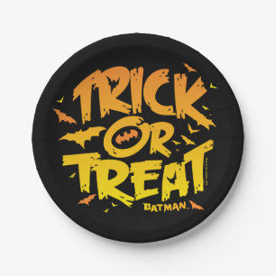 Batman   Trick oder Trete Pappteller