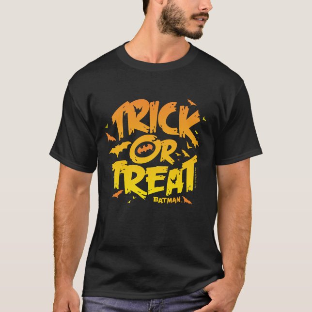 Batman | Trick oder Trete T-Shirt (Vorderseite)