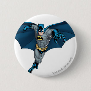 Batman und Joker mit Karten Button