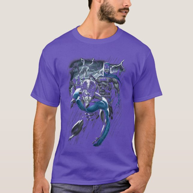 Batman und Nightwing Dynamic Duo Kleiner Junge T-Shirt (Vorderseite)