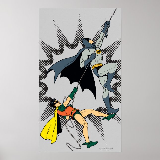 Batman und Robin Climb Poster (Vorne)