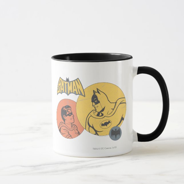 Batman und Robin Graphic - gestört Tasse (Rechts)