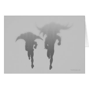 Batman und Robin Halftone Gradient