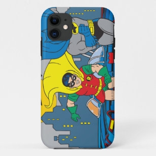 Batman und Robin laufen Case-Mate iPhone Hülle