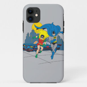 Batman und Robin laufen Case-Mate iPhone Hülle
